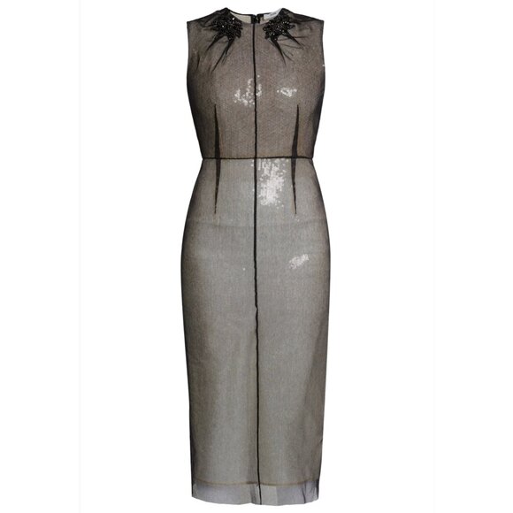 Embellished Organza Sequin Midi Dress Regular price$4,245 Size XS New - Picture 7 of 15